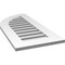 Ekena Millwork Quarter Round Top Left Surface Mount PVC Gable Vent w/ 3-1/2"W x 1"P Standard Frame, 16"W x 34"H GVPQL16X3401SF - alternate 4